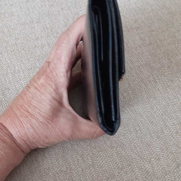 Salvatore Ferragamo Black Leather Wallet